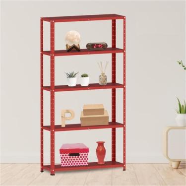 Imagem de Estante para Livros com Estrutura Metálica 5 Prateleiras - Pandin Móve