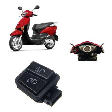 Imagem de Botão Interruptor Farol Alto E Baixo Lead 110 Comutador - Condor