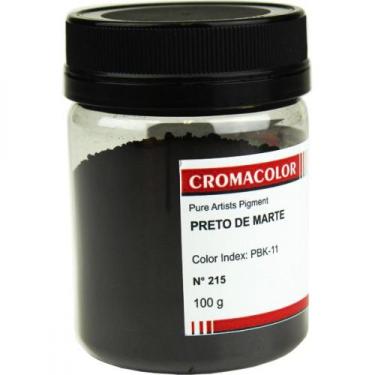 Imagem de Pigmento Artístico Cromacolor 100g 215 Preto de Marte