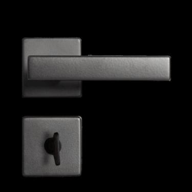 Imagem de Fechadura 408 com Roseta Preto Banheiro - Pado