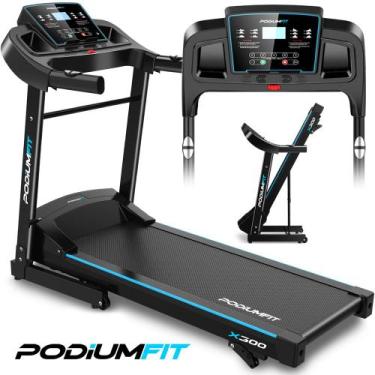 Imagem de Esteira Eletrica Podiumfit X300 - Silenciosa - Dobrável - 12 km/h - 2.