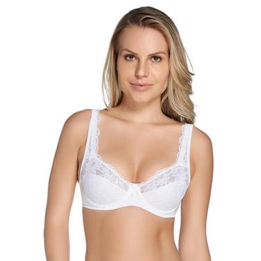 Imagem de Sutiã Com Aro E Renda Valisere Lingerie - Ref. 26123, Branco, 48