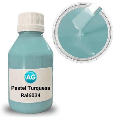 Imagem de Cor Sólida Pastel Turquesa AG - RAL6034 - Resinas ag, 50G
