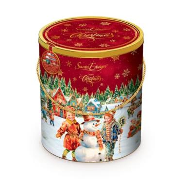 Imagem de Santa Edwiges Cesta De Natal - Kit Lata Christmas