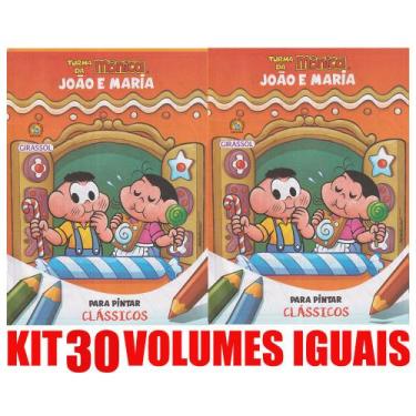 Imagem de Livro Lembrancinha Aniversário Clássico Para Pintar Kit C/30 - Girasso