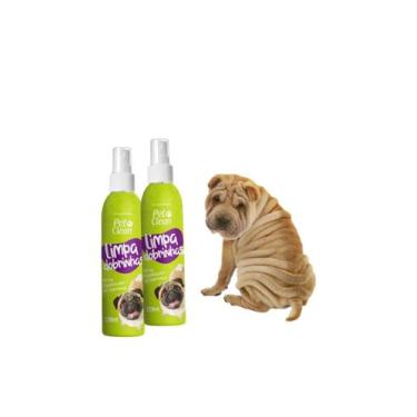 Imagem de Limpa Dobrinhas Cachorro Cão Gato Pet Clean 120ml