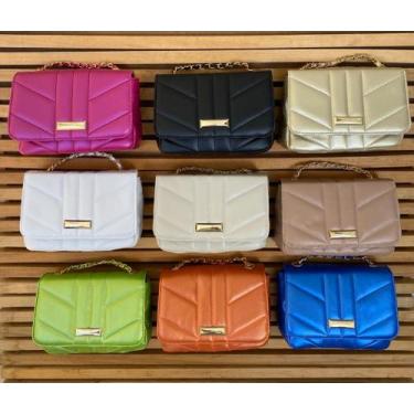 Imagem de Bolsas femininas de lado transversal metalasse festa - MANU SHOES, Pre