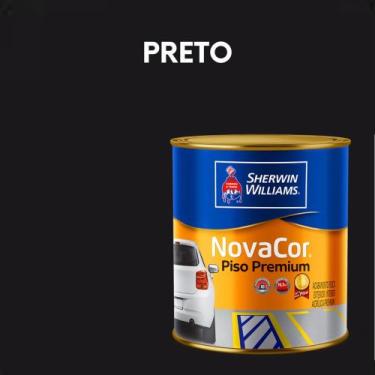 Imagem de Tinta Piso Novacor 3,6L - Sherwin Williams, Preto