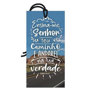 Imagem de Placa Decorativa Mini 7x14 Tag Decorativa Bíblia Salmo 86 - TG008 - Es