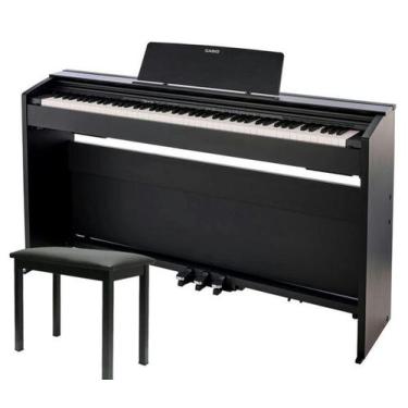 Imagem de Piano Digital Casio PX-870 Privia Preto (Com Banqueta Saty)