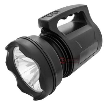 Imagem de Lanterna Farolete de mão Super Potente Led 30w Recarregável Resistente