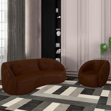 Imagem de Jogo Sofa 288 Cm 4 Lug E Poltrona 1 Lug Passion Tcs 721 Corano Moll Tcs 721