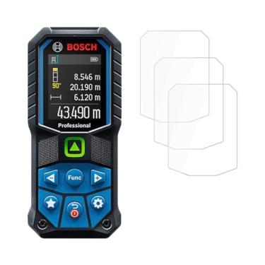 Imagem de SCDIYEER 3 peças, película de proteção de tela, película temperada de vidro à prova de explosão compatível com Bosch GLM50-27/23