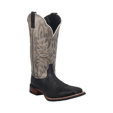 Imagem de Laredo Bota masculina Bisbee bico quadrado casual cano médio - azul, marrom, Preto, 13 Wide