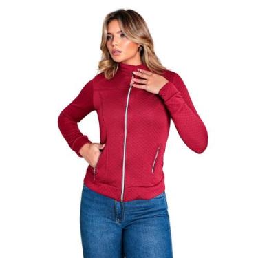 Imagem de Casaco Jaqueta Feminina Modelo Bomber Blusa Matelassê - Gisele Freitas