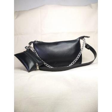 Imagem de Bolsa Baguete Preta - Olive Moda Cristã