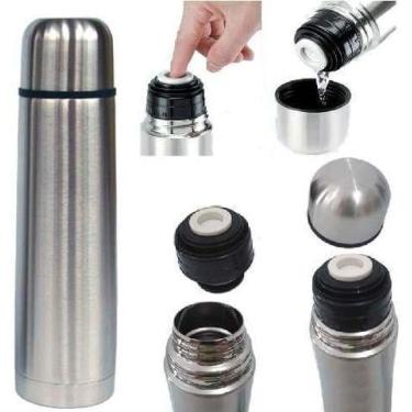 Imagem de Garrafa Térmica Inox 500 ml Inquebrável - BCS