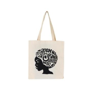 Imagem de Bolsa Feminina Ecobag  100% algodão Estampa SAMBA S2 - CARIOCA MAIS