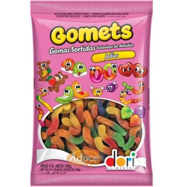 Imagem de Bala goma gomets frutas 700g dori