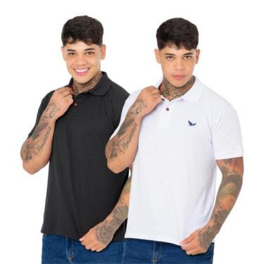 Imagem de Kit 2 Camisa Polo Ridens Estilo Único e Elegante, Compre Agora, M, Pre