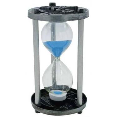 Imagem de Ampulheta Paris Decorativa 11,5cm em Vidro Forbees - ESONIC