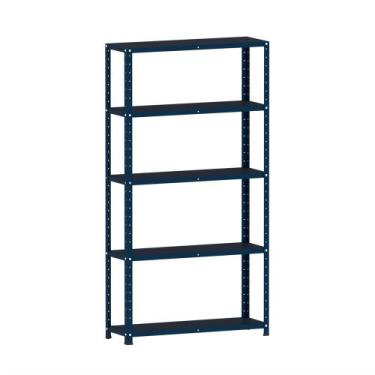Imagem de Estante Montável de Aço Com 05 Prateleiras Com Reforço Pandin 1,75 X 0