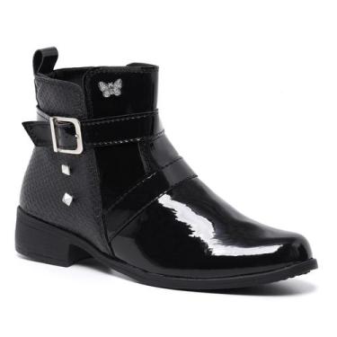 Imagem de Bota Coturno Cano Curto Feminina Sola Flat Leve Conforto Dia a Dia - G
