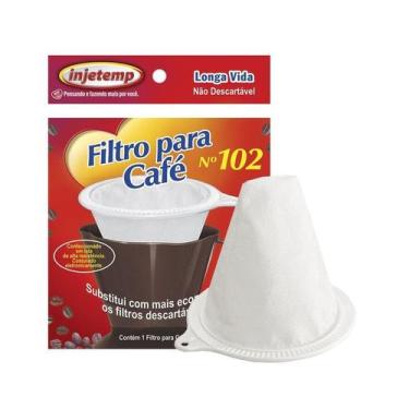 Imagem de Coador Filtro de Pano Sintético Para Café Longa Vida 102 - Injetemp