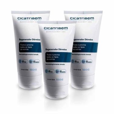 Imagem de Kit 3x Creme Anti Estrias Cicatrizes Gestantes Cicatribem