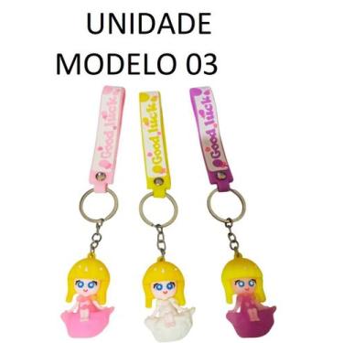 Imagem de CHAVEIRO INFANTIL COM ALÇA BONECO DIVERSOS unidade - FASHION JEWELRY, 