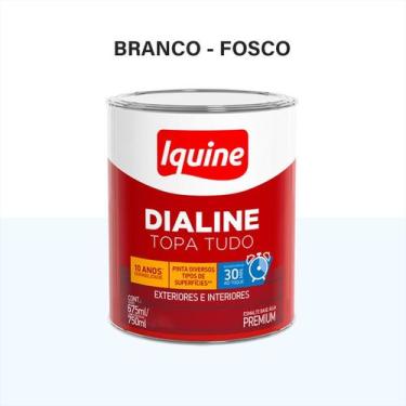 Imagem de Tinta Esmalte Sintético 750ML/3L - Cores Variadas --- Iquine, Branco F