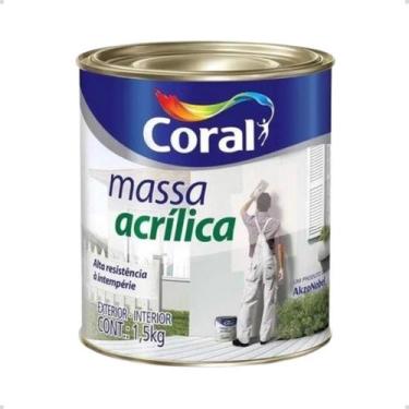 Imagem de Massa Acrilica Áreas Úmidas - Interno E Externo Coral 900ml
