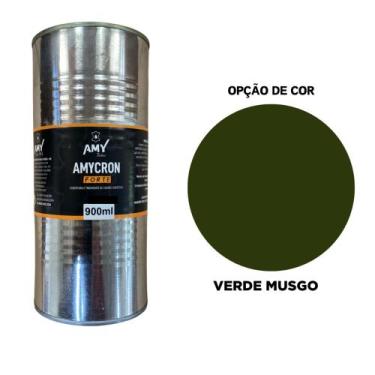 Imagem de Amycron 900ml - tinta para couro (loja oficial), VERDE MUSGO