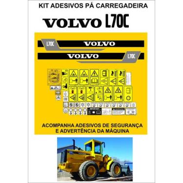 Imagem de Adesivos Pá Carregadeira Volvo L70C - MJS