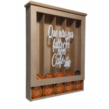 Imagem de Suporte exclusivo para 35 cápsulas da Dolce Gusto em mdf - Que não nos