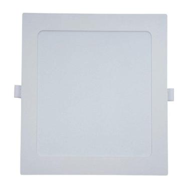Imagem de Painel Plafon Led de Embutir Modaza Quadrado 18W, Branco 6500K
