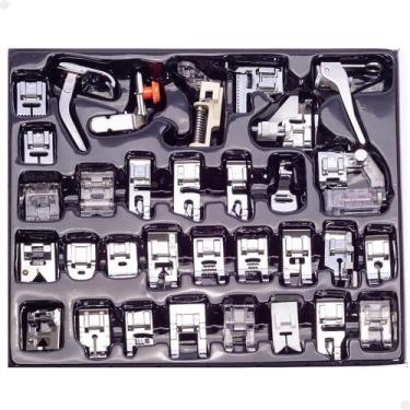 Imagem de Kit 32 Pc Calçador Sapata Lorben Maquina Costura Doméstica