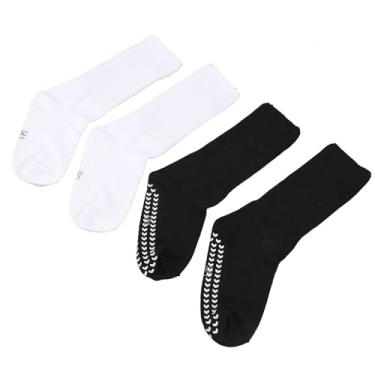 Imagem de Meias de Corte Solto, Respiráveis ​​para Meia e Velhice, 2 Pares Com Alças, Meias Largas Sem Amarração (S M)