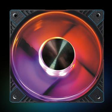 Imagem de Caixa Reversa do Ventilador da Caixa do PC de 120mm ARGB PWM, Ventilador da Caixa do Computador do Rolamento Hidráulico de PWM 5V ARGB MFDB, Ventilador do Computador de Baixo