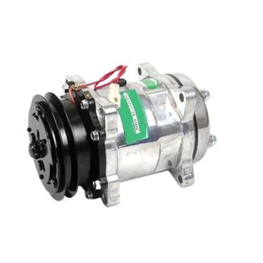 Imagem de Bomba compressora de ar condicionado automotivo, 1 peça, 12/24v, para sistema de ar condicionado automotivo, bomba de ar frio de uso geral modificado(U)