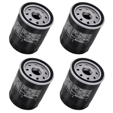 Imagem de DUOOK Filtro de óleo de substituição 2540086 2540122 para Polaris RZR Ranger 570-1000 General 1000 ACE 900 570 500, RZR S 800, RZR 4 800 900 ATV oil folter 254000 06, 4 peças