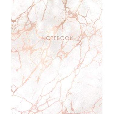 Imagem de Notebook: Rose Gold Marble Hue - Dotted Bullet Grid Journal (8 x 10 inches) - 120 Dot Pages