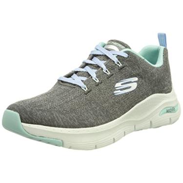 Imagem de Skechers Tênis feminino Arch Fit Keep It Up, Carvão, 5