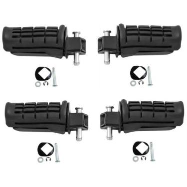 Imagem de Kit Pedaleiras Completa Dianteira e Traseira CB 300R 09/15 - Brv Borra