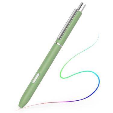Imagem de AZF Estojo para caneta compatível com Samsung Galaxy Tab S7/S7plus/S8/S8Ultra/S9/S9 Ultra/S10 S, com clipe resistente, capa rígida para PC S, suporta toque duplo, leve. (Verde)