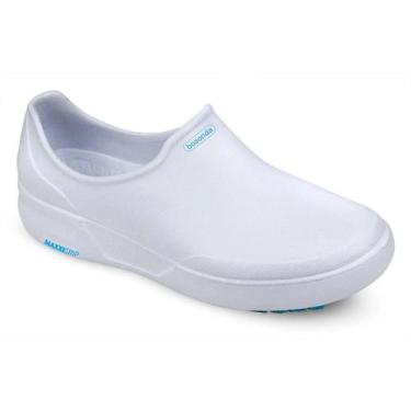 Imagem de Sapato Tenis Boa Onda Maxxi Enfermagem Hospital Conforto Leve, Branco,