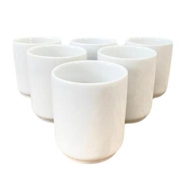 Imagem de Jogo 4 copos 150ml - Kit Porcelana branca - Antilope Decor Porcelanas