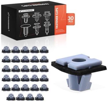 Imagem de A-Premium Clipe de moldagem de arco de roda de nylon de 30 peças com selador compatível com Kia Seltos 2021 2022 2023 2024 - Para furo de 11 mm