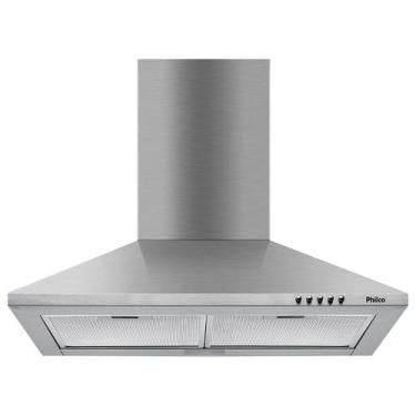 Imagem de Coifa Pirâmide Philco 60cm Inox Depurador e Exaustor PCO62I, 220V