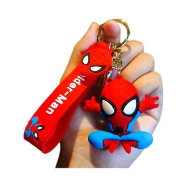 Imagem de Chaveiro Kawaii Homem-Aranha - Figura de Ação para Mochila ou Bolsa In